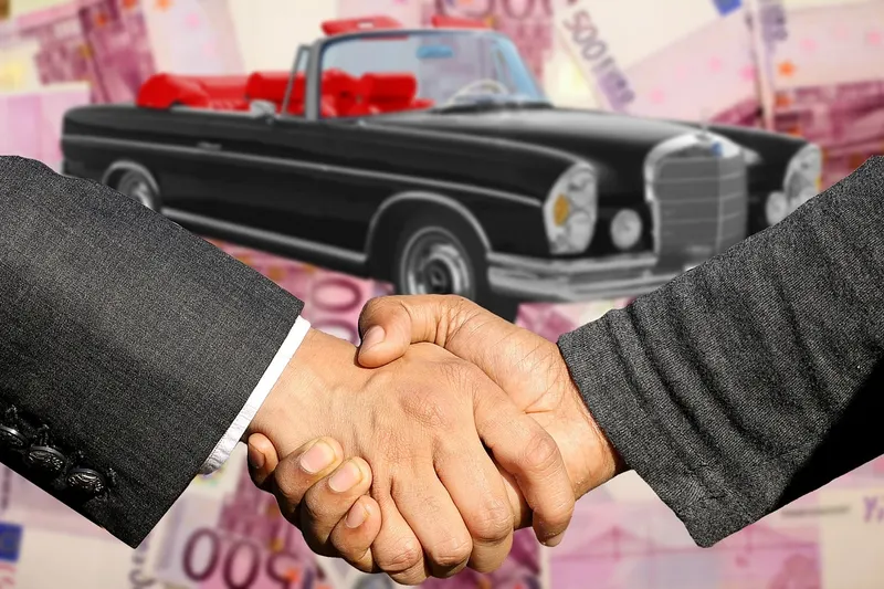 Wykres pokazujący spadek sprzedaży samochodów w Chinach.